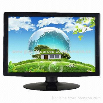 Wide Screen 18.5-inch LCD Monitor with HDMI Input, 1,366 x 768 Pixels Resolution
